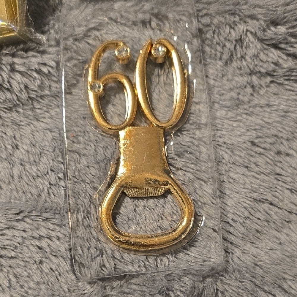 Gold Bow Bottle Opener Party Favor - Picture 2 of 3
